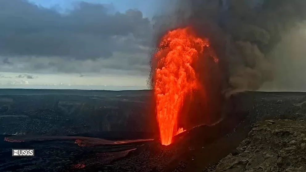 WATCH: Kilauea volcano lights up Hawaii sky with spectacular lava display