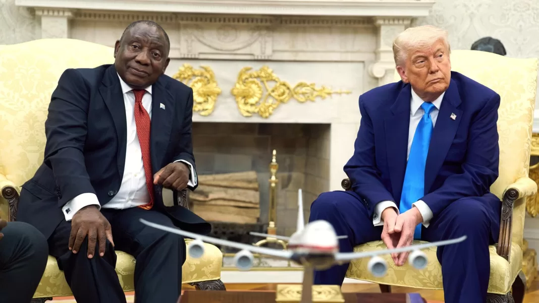 Trump seizes on videos of a fringe South African politician as evidence of threats to white farmers