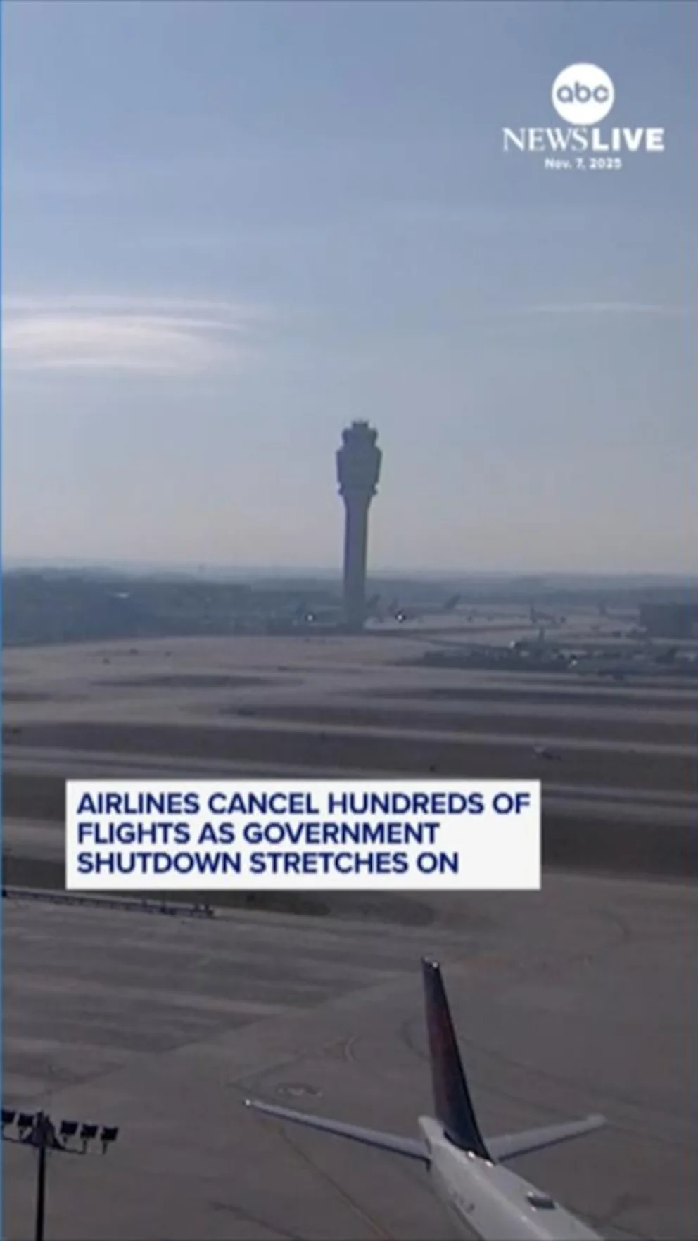 WATCH: Airlines begin canceling hundreds of flights due to shutdown-related FAA reductions