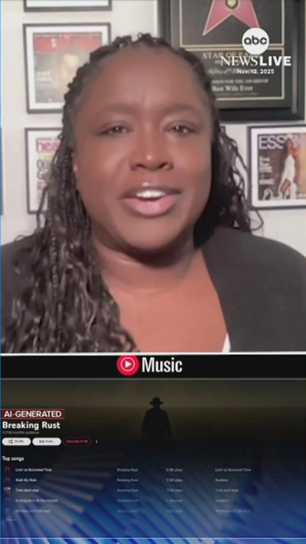 WATCH: AI-generated country song reaches #1 on Billboard chart