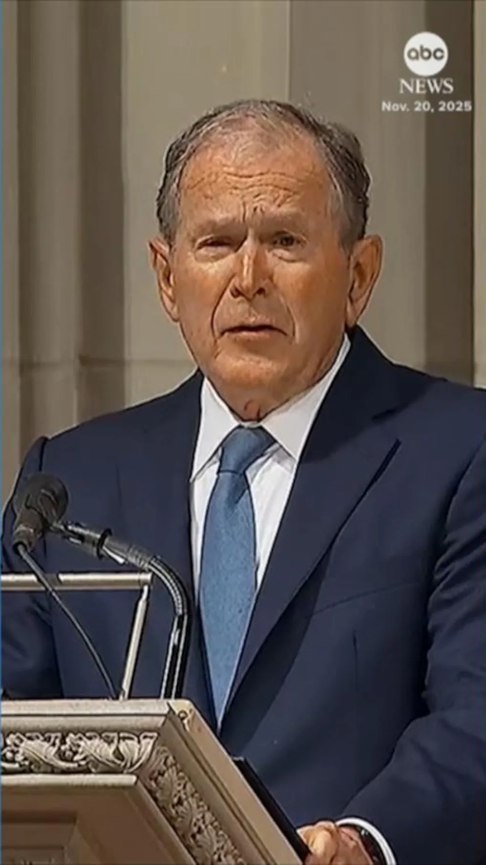 WATCH: Former President Bush delivers eulogy for former Vice President Cheney