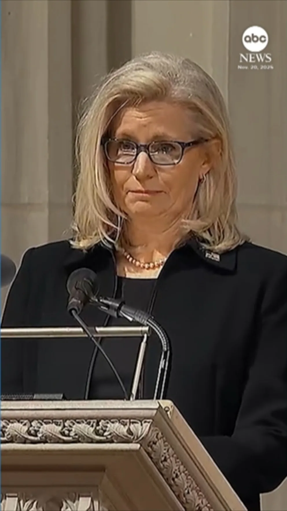 Video Liz Cheney speaks at funeral of her father, former Vice President Dick Cheney