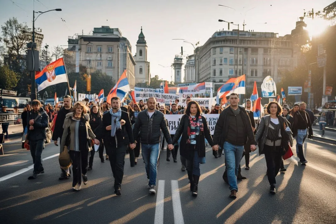 Serbia’s Novi Sad Unites in Solemn Railway Memorial: Students Lead Nationwide Tribute to Disaster Victims