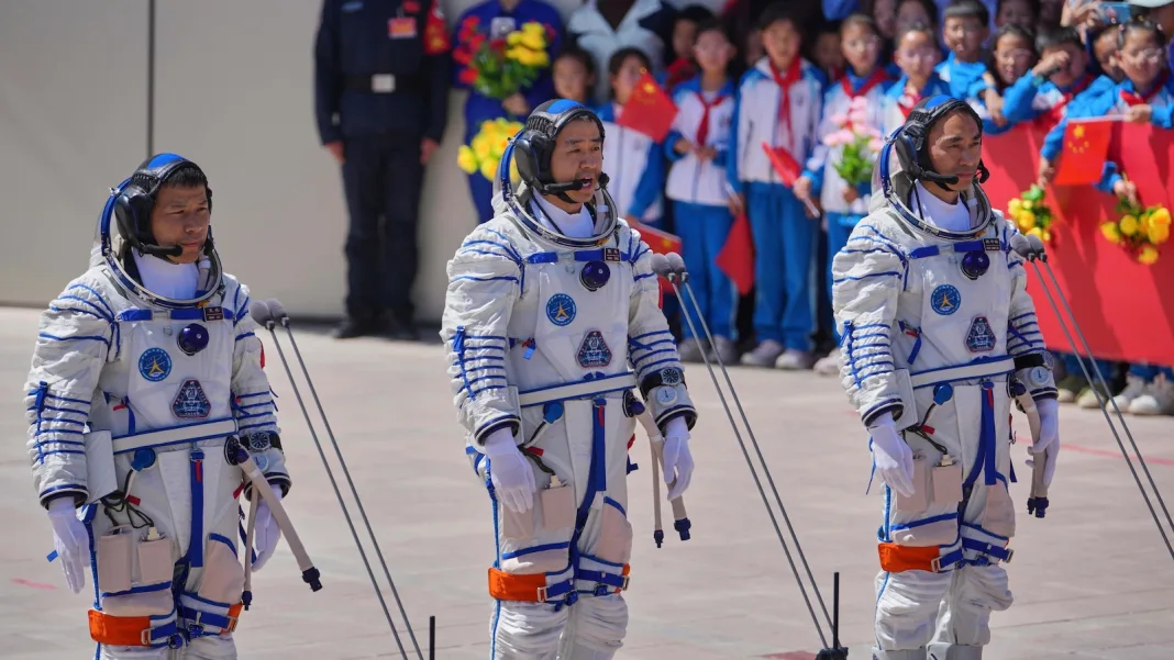 China’s stranded astronauts ‘in good condition’ after space debris delays planned return