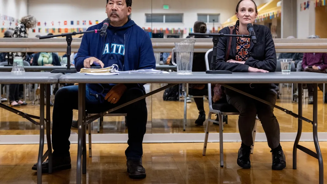 Seattle Mayor Bruce Harrell faces a hard reelection fight against progressive activist Katie Wilson