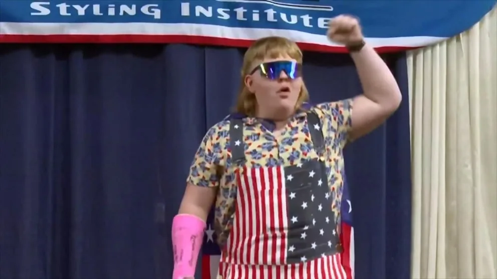 WATCH: Mane event! Mullets take center stage in competition