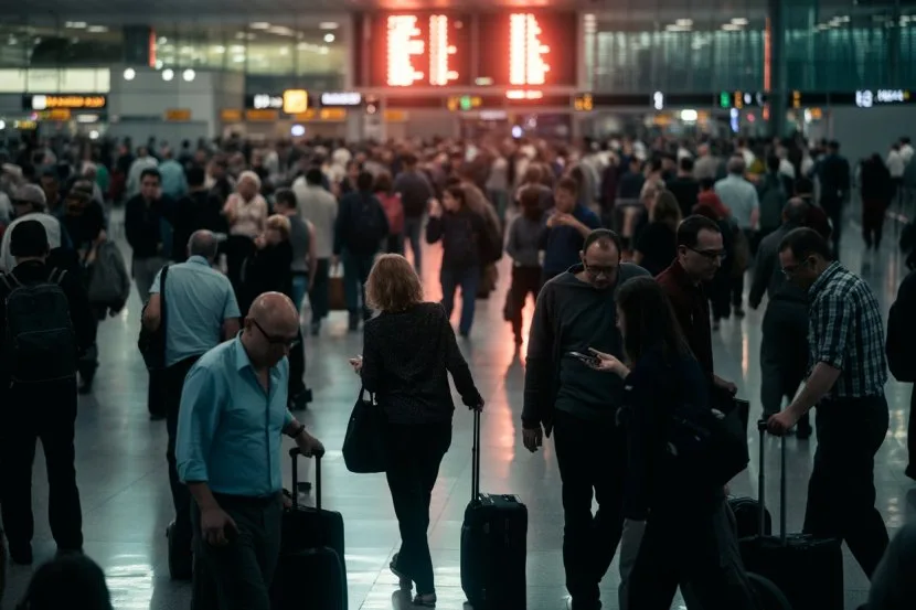 Several Passengers Grounded In USA as Washington Dulles International Airport Records 18 Cancellations and 93 Delays, Disrupting United, PSA, Delta, American, and Others Across Washington, Charlotte, New York, Atlanta, and More