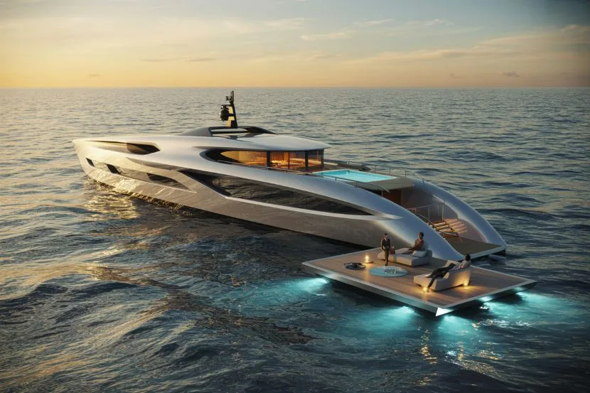 Mediterranean – The 400ft “MAKO” Superyacht Concept Turning Luxury Cruising Into a Floating Resort