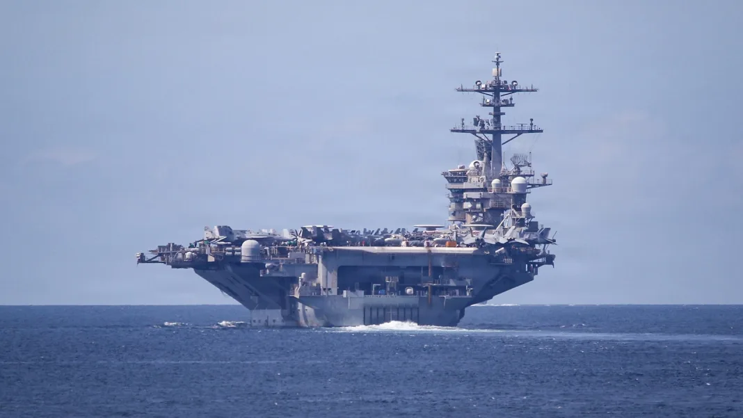 US fighter jet shoots down Iranian drone approaching US aircraft carrier