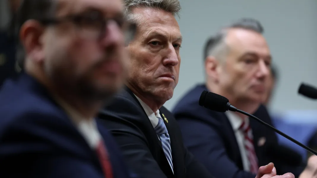 Trump immigration officials shown video of Alex Pretti’s death in tense Senate hearing