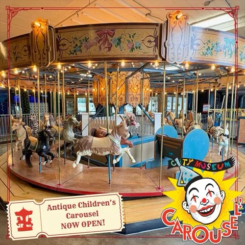 St. Louis Brings Back the Magic of the 1920s with the Grand Opening of the Antique Children’s Carousel at City Museum in 2026