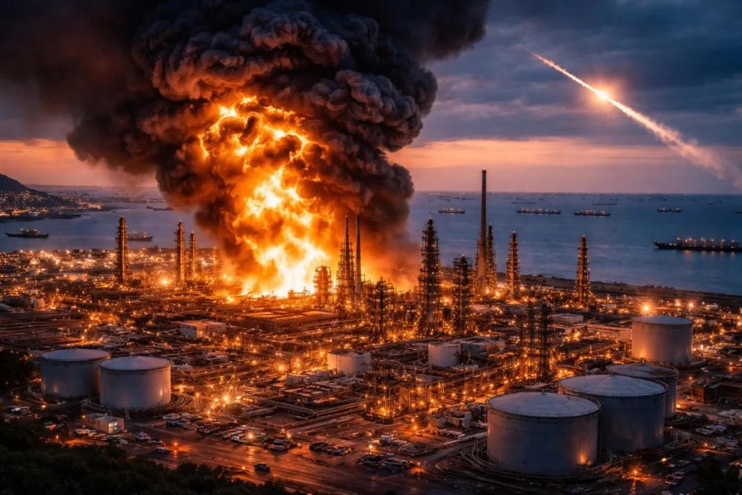 Drone Strike on Major Refinery Threatens Global Energy, Travel Routes and Oil Flows