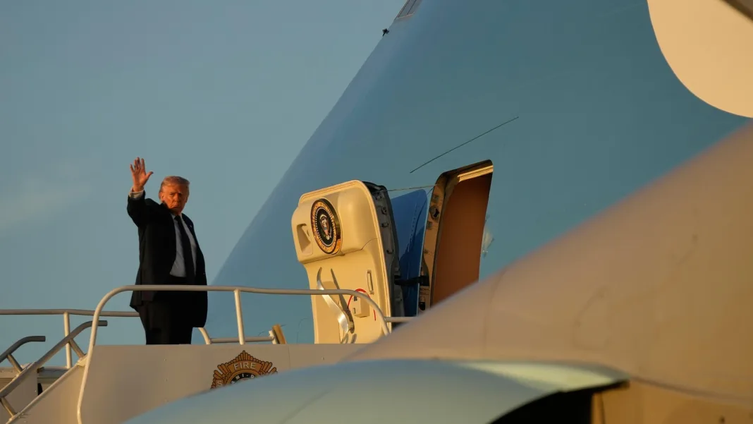 Trump to visit Ohio and Kentucky to downplay war’s effect on economy and target a top GOP antagonist