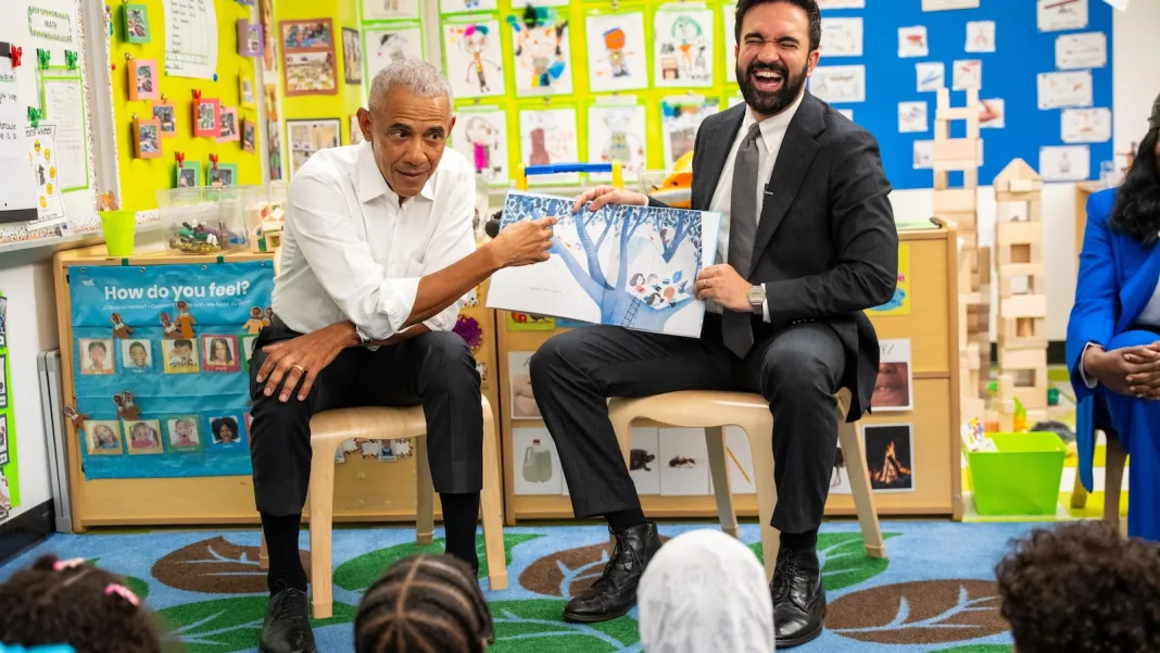 Obama meets Mamdani in New York City before reading to preschoolers