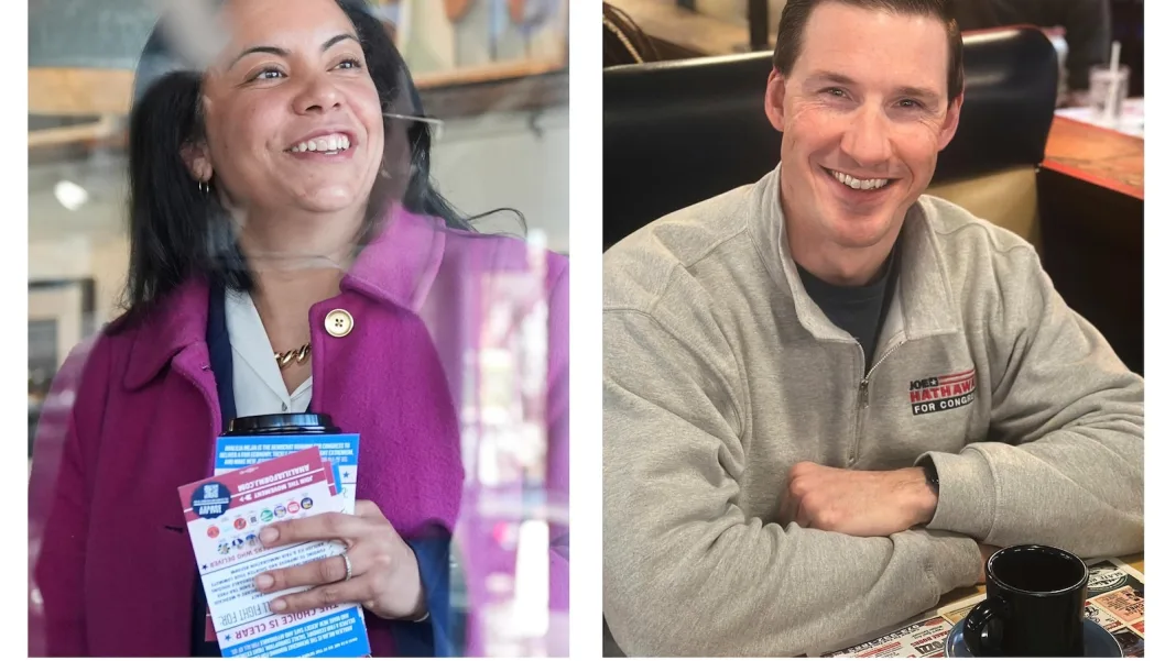 Democrat Analilia Mejia and Republican Joe Hathaway compete for suburban New Jersey House seat