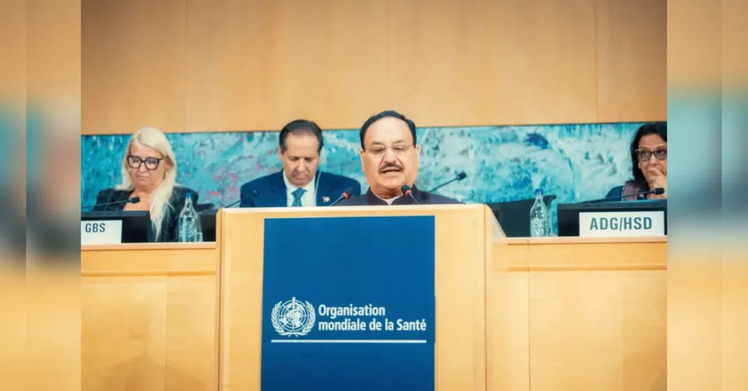 JP Nadda Advocates for Ayushman Bharat Digital Mission at World Health Assembly, ETHealthworld