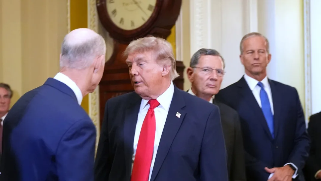 Senate Republicans reject war powers resolution after Trump berates them at Capitol meeting