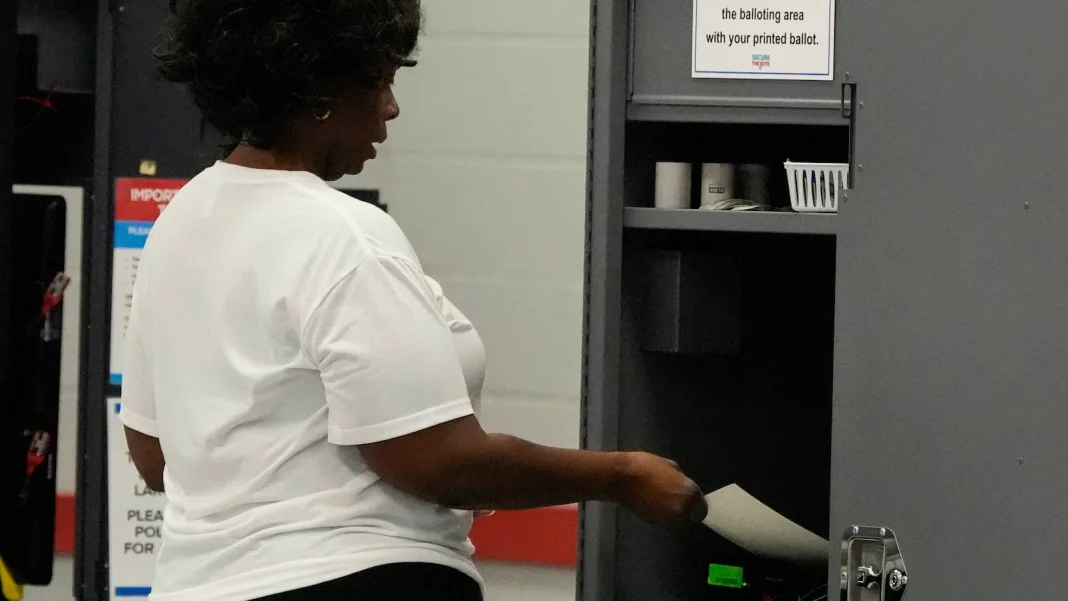 Georgia’s QR codes for counting votes likely to remain for midterms as lawmakers delay action