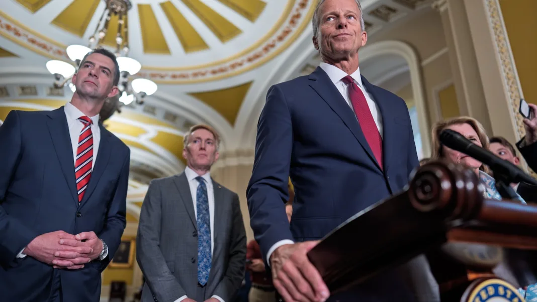 Republicans consider next steps after scrapping of $1.8 billion fund for Trump allies