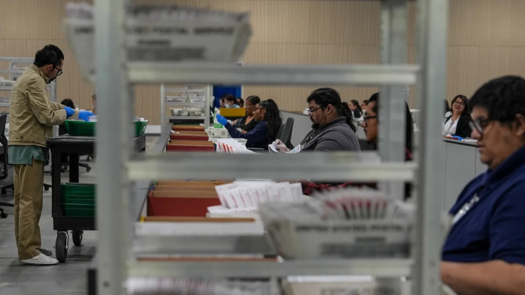 Democratic governors press US Postal Service to drop plan tied to Trump’s election order
