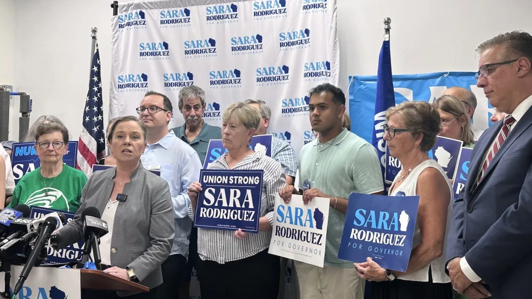 Wisconsin governor candidate says her campaign has far less money than she thought