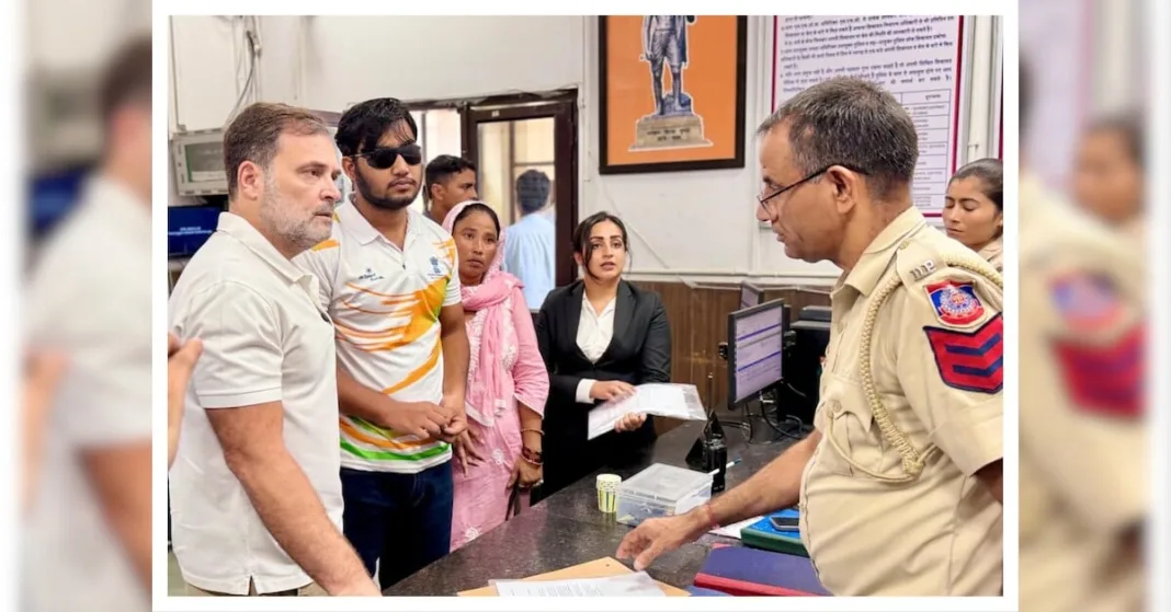 FIR filed in pellet gun case after Rahul’s 6-hour sit-in at police station | India News