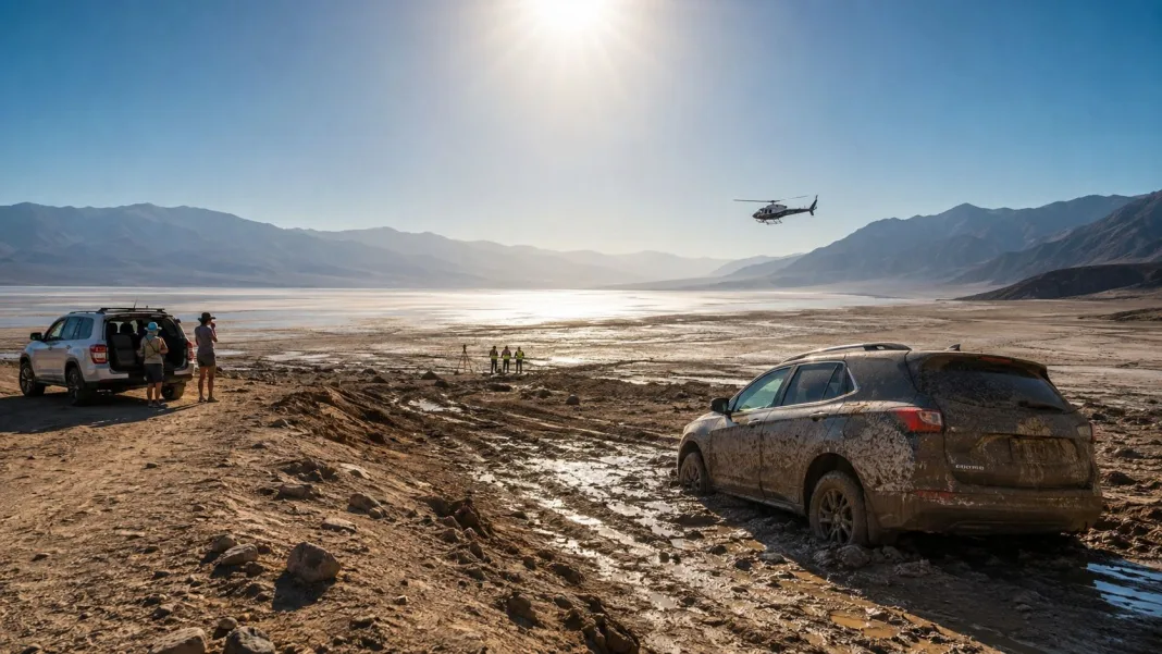 French Visitor Dies After Car Gets Stuck in Mud During 116°F Heat