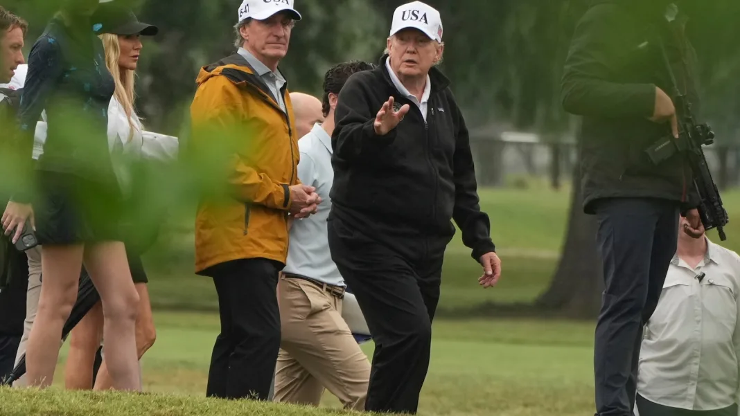 ‘I’m very good at grass.’ Why Trump goes into the weeds on one of his favorite topics