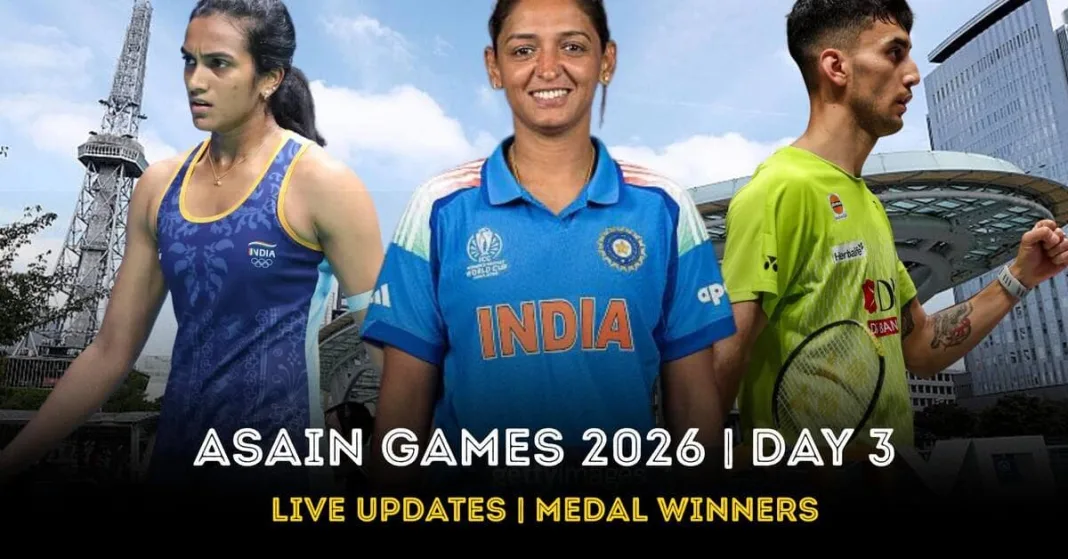 Asian Games 2026 LIVE UPDATES Day 3: Badminton – IND vs JPN underway; One medal assured in shooting | Asian Games 2026