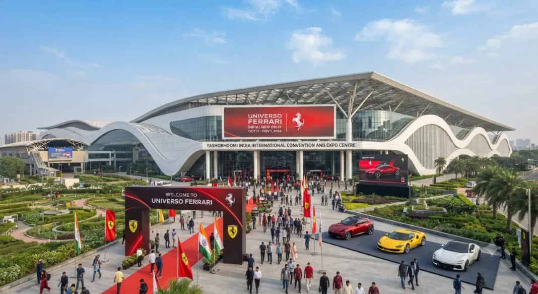 Ferrari Exhibition Launches in New Delhi Alongside International Security Advisories