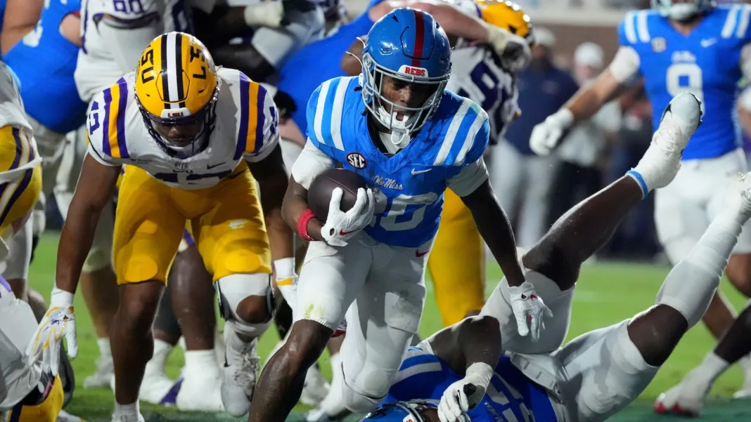 3 of top 4 seeds in the College Football Playoff would be from SEC on bracket based on AP Top 25