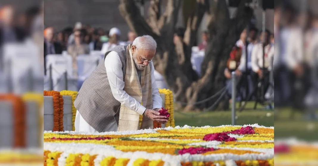 PM Modi pays homage to Mahatma Gandhi on birth anniversary, recalls legacy | India News