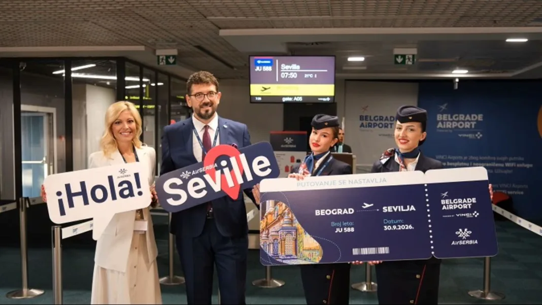 Air Serbia Launches Direct Belgrade-Seville Flights Twice Weekly, Boosting Spain and Andalusia Travel Growth