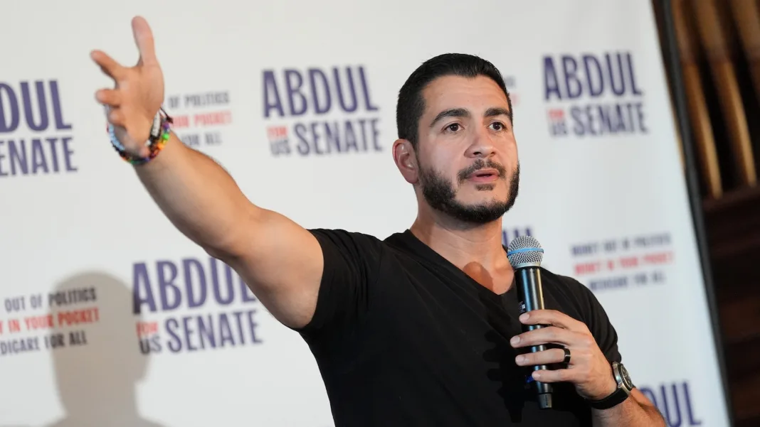 Republicans want Abdul El-Sayed to be the main character of the midterms. He’s happy to oblige