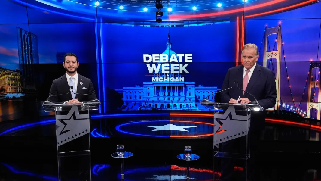 A bitter Michigan Senate race rattles Jewish and Muslim voters already on edge over the war in Gaza